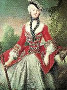 PESNE, Antoine countess sophia maria de voss oil painting reproduction